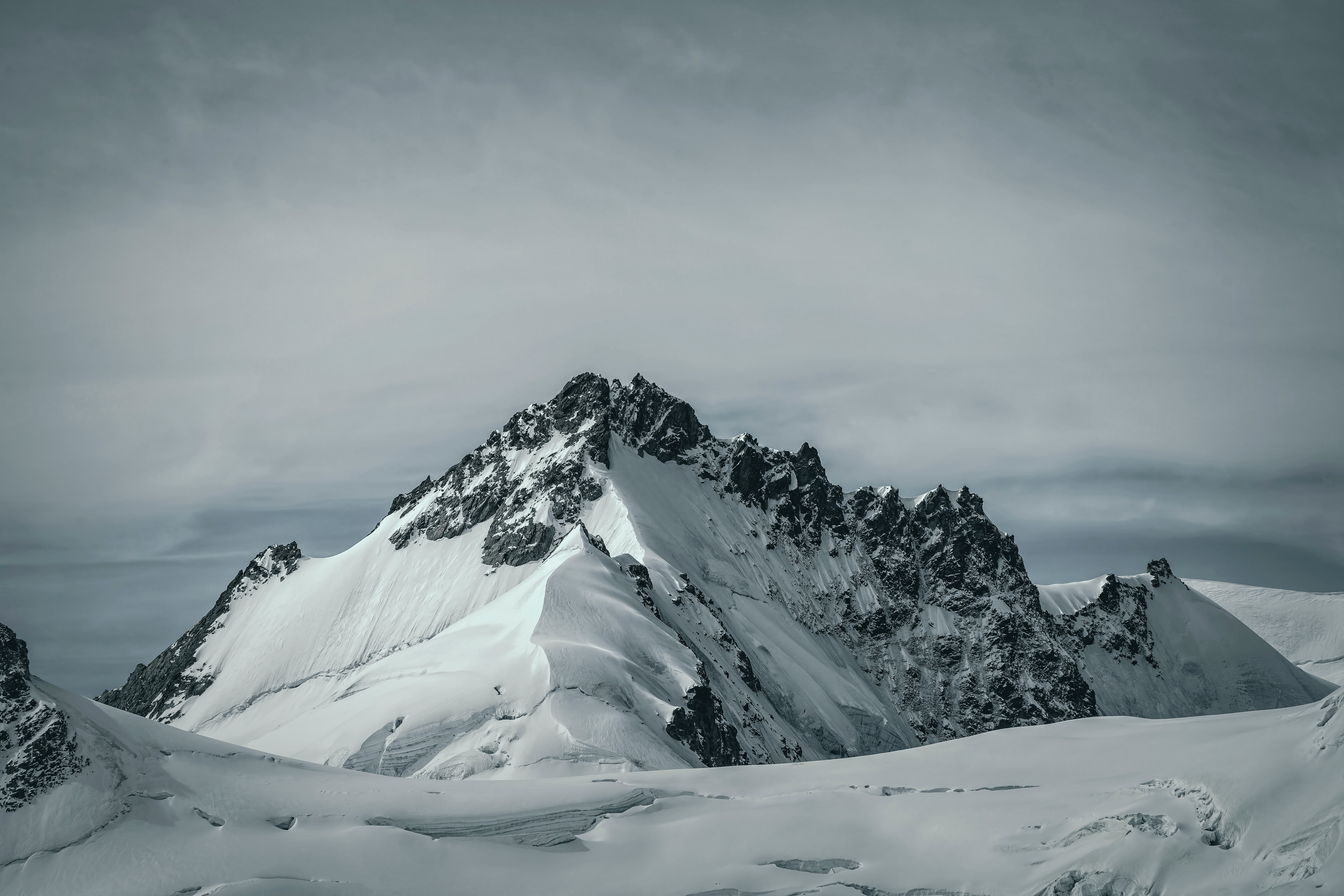 Snow-covered mountains